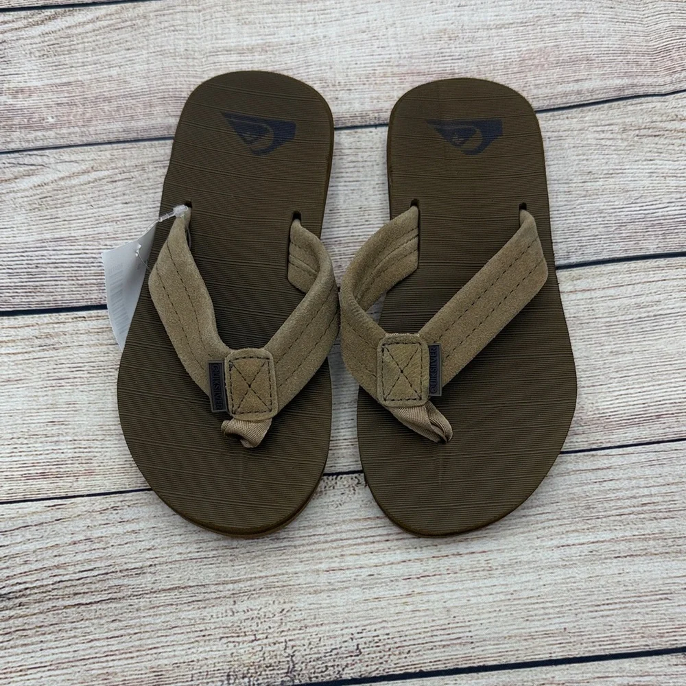 Quiksilver Brown Kids Flip Flops